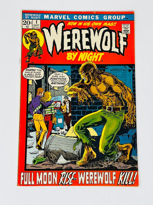 Werewolf by Night #1 (1972) (F+)